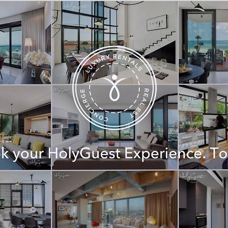 Spacious 3Br Penthouse With Jacuzzi On Rosthchild By Holyguest テル・アビブ エクステリア 写真