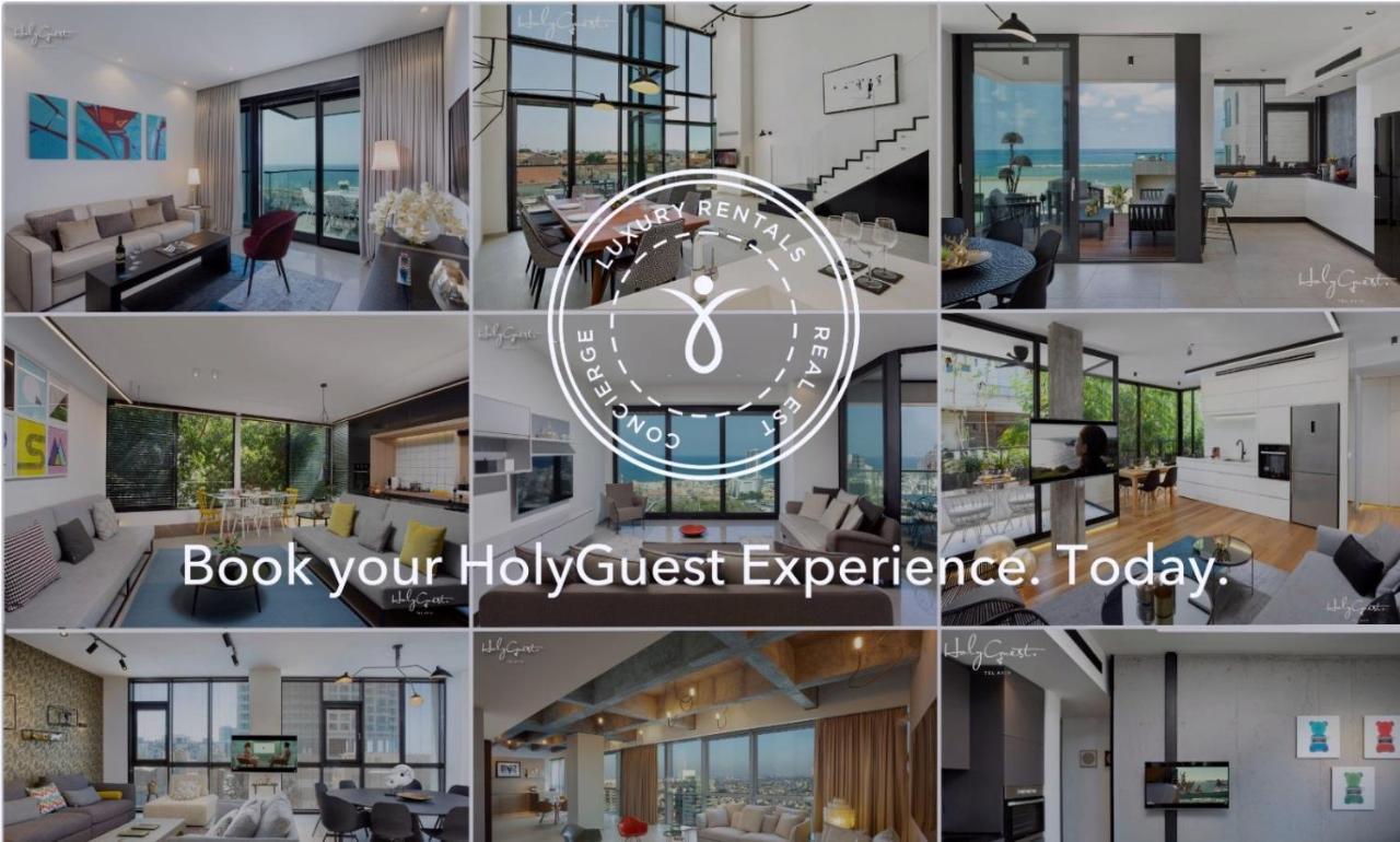 Spacious 3Br Penthouse With Jacuzzi On Rosthchild By Holyguest テル・アビブ エクステリア 写真